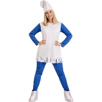 Blauw elfenkostuum voor vrouwen
