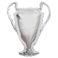 Zilveren Champions Cup ballon van 83 x 65 cm