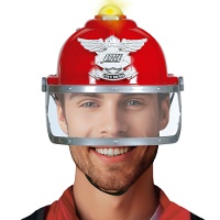 Brandweerhelm met licht en geluid