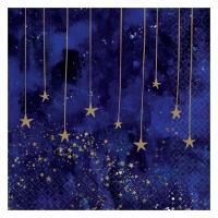 Midnight Nye Servetten 16,5 x 16,5 cm - 16 st.