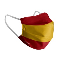 Herbruikbaar hygiënisch masker met de Spaanse vlag voor volwassenen