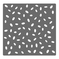 Vierkant stansblok met stippen van 8 x 8 cm - Artemio