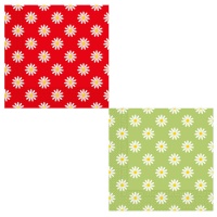Kleurrijke madeliefjes servetten 16,5 x 16,5 cm - 20 stuks
