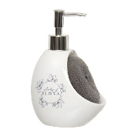 Zeepdispenser met Spons Flora