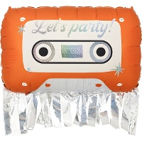 Retro-cassettefolieballon van 91 x 58 cm