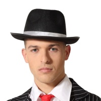 Gekleurde gangsterhoed met band