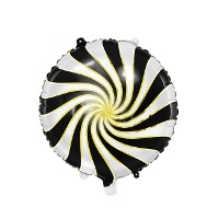 Ronde spiraalvormige metallic ballon in diverse kleuren van 35 cm - PartyDeco - 1 stuk