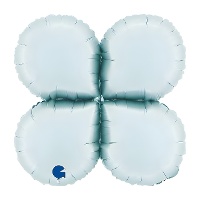 Basisset voor ballondruppels van 42 x 42 x 13 cm satijn - Grabo