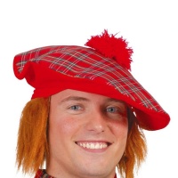 Schotse baret met haar - 60 cm