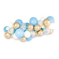 Ballonslinger van 5 m met confetti - 112 stuks