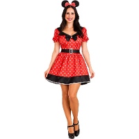 Minnie Mouse kostuum voor vrouwen met oren