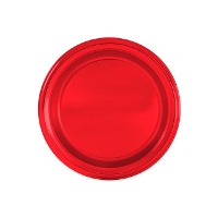Glansende kartonnen borden van 23 cm - 4 stuks