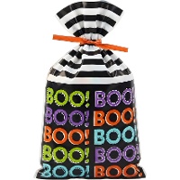 Mini BOO Halloween snoepzakjes 9,5 x 15 cm - Wilton - 20 stuks