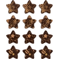 Belgische chocoladefiguren van Bronzen Sterren - 12 stuks