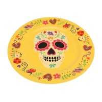 Mexicaanse schedelbord van 33 cm