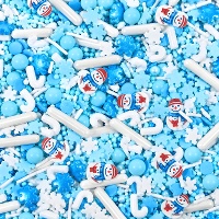 IJzige kerstsprinkles van 80 g - Azucren
