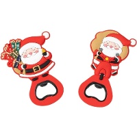 Flesopener met de Kerstman - 1 stuk
