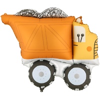 Folieballon bouwtruck 87 x 69 cm