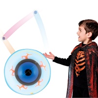 Springend rubberen oog met licht - 1 stuk