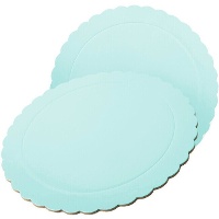 Onderzetter voor taart 20 x 20 x 0,3 cm rond - 5 stuks