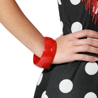 Witte of rode Sevillana armband - 1 stuk
