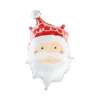 Kerstman Ballon 37 x 60 cm - PartyDeco
