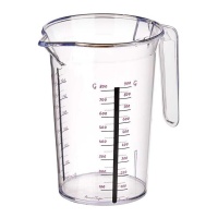Doorzichtige maatbeker van 0,8 L
