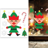 Gel-Elfdecoratie Sticker