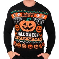 Halloweenpompoen trui