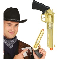 Gouden pistool van 27 cm