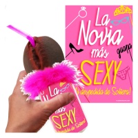 Drinkfles met zwarte vagina De meest sexy bruid