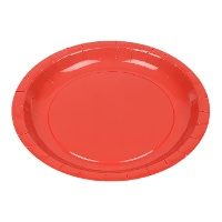 Kleurrijke kartonnen borden - 20 cm - 10 stuks - Best Products