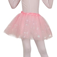 Roze tutu met hartjes voor kinderen
