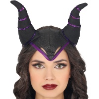 Boosaardige Maleficent Hoorns Diadeem
