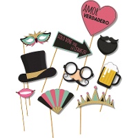 Feestelijke photocall kit - 10 stuks
