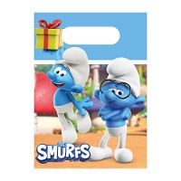 Papieren zakjes van Los Pitufos - 4 stuks