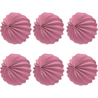Bolvormige papieren lampionnen van 22 cm - 12 stuks