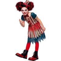Vintage clownskostuum voor meisjes