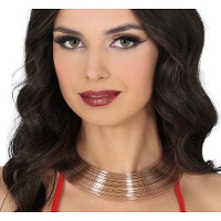 Gouden metalen choker