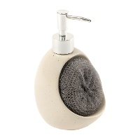 Zeepdispenser met crème spons
