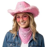 Roze cowgirlset - 3-delig