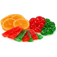 Gekonfijt Fruit 250 gr - Pastkolor