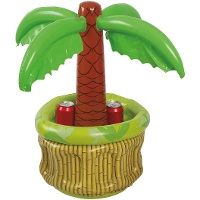 Opblaasbare palmboom drankhouder van 65 cm