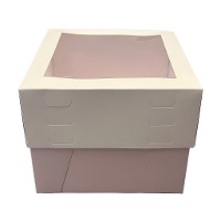 Doos van 30 x 30 x 15 cm voor taart - verstelbare hoogte tot 30 cm