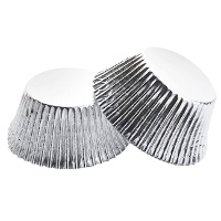 Metalen cupcakevormpjes van 3 cm - Pastkolor - 60 stuks