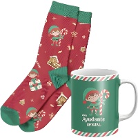 Cadeauset met mok en elvensokken