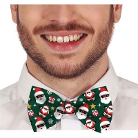 Kerstvlinderdas met de Kerstman