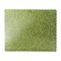 Taartbasis van 40 x 30 x 0,3 cm gras