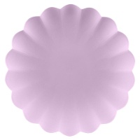 Golvende herbruikbare borden van 22 cm - 4 stuks
