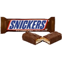 Snickers met melkchocolade en pinda's - 1 stuk